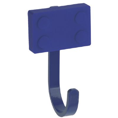 Крючок мебельный детский WM-BLOCK-NB (Прямоугольник синий)