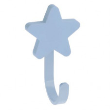 Крючок мебельный детский WM-STAR-NB (Звезда синяя)