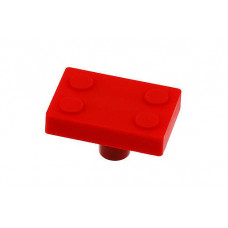 Ручка мебельная детская UM-BLOCK-CZ (Прямоугольник красный)