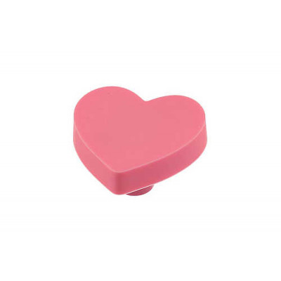 Ручка мебельная детская UM-HEART-RZ (Сердце розовое)