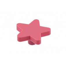 Ручка мебельная детская UM-STAR-RZ (Звезда розовая)