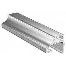 Вертикальный профиль-стойка (L=2,8м) анод.серебро