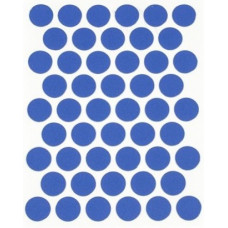 Заглушка самокл. евровинта (синяя) 50шт. 8787